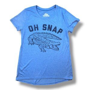 Sweet Gisele Blue Oh Snap Tee